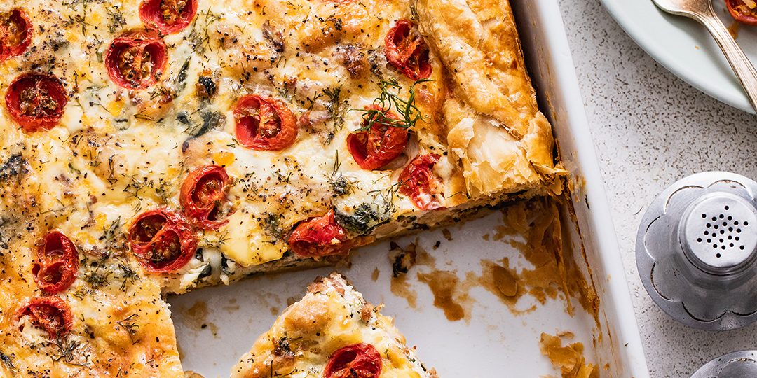 Recipe – Sausage and Bean Breakfast Tart