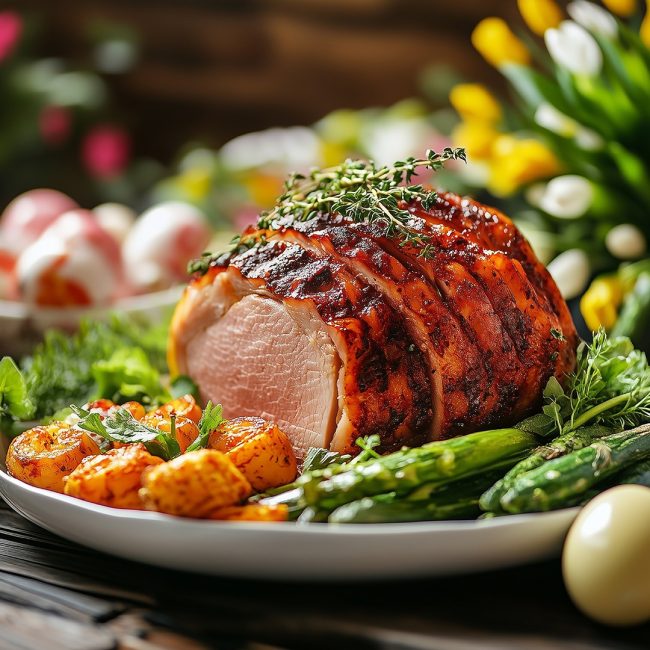 Recipe-Roasted Easter Ham