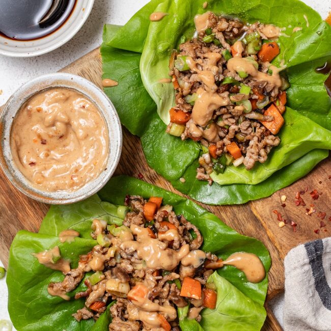 Pork Lettuce Wraps